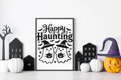 Happy Haunting Svg, Halloween Ghost Svg, Trick Or Treat Svg. Product Image 9