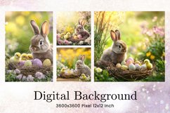 Easter Egg Background Backdrop Wallpaper Wall Art Product Image 1