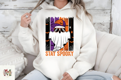 Stay Spooky Halloween PNG, Cool Ghost Sublimation Design Product Image 7