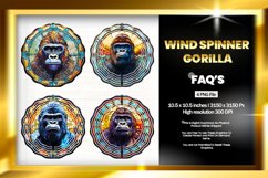 Gorilla Wind Spinner Sublimation - 04 Variation Product Image 1