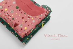 Christmas Patterns Santa Winter Print Digital Paper JPEG Product Image 8