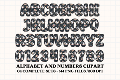 Fall Autumn Alphabet png clipart, fall autumn letters doodle Product Image 2