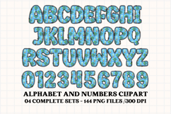Earth Day Alphabet png clipart, earth day letters doodle Product Image 2