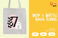 Wisp &amp; Wattle Boho Floral Monogram Product Image 1