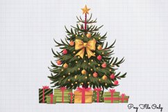 Antique Christmas Clipart Sublimation PNG Product Image 1