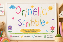 Orinella Scribble Font Product Image 3