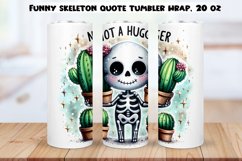 Funny skeleton Tumbler Wraps BUNDLE|PNG, 20 oz. Product Image 7