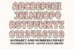 Spring Fling Alphabet png, letters doodle, spring clipart Product Image 2