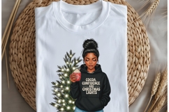 Christmas motivational women png design for T-shirts Product Image 5