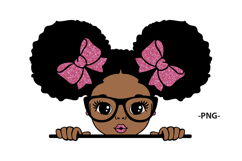 Afro Boy and Girl with Glasses Clipart Bundle Product Image 8