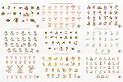 Spring &amp; Easter Animals Clipart Huge Bundle - Spring Clipart Product Image 4