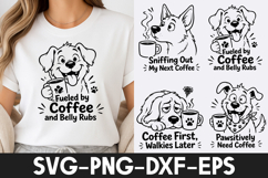 Funny Dog SVG | Cute Dog Quotes PNG DXF EPS SVG Product Image 1