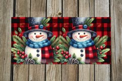 Christmas Snowman | 4 retro Xmas Sublimation Mug designs2 Product Image 4
