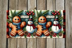 Christmas Snowman &amp; gingerman | 8 Sublimation Mug designs Product Image 8