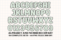 Earth Day Alphabet png clipart, earth day letters doodle Product Image 2