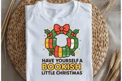 Bookish Christmas png design for T-shirts Product Image 5
