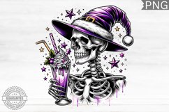 Halloween Skeleton Clipart - Halloween Skeleton Sublimation Product Image 1