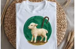 Oil painted Christmas nativity png design for T-shirts Product Image 5