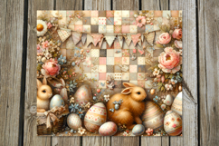 Shabby chic Easter | Skinny tumbler Sublimation designs Product Image 8