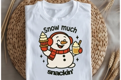 Snowman snack squad png design for T-shirts Product Image 5