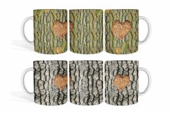 Wood Bark Mug Sublimation | Bundle | PNG Product Image 2