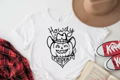 Halloween Cowboy Cut file Howdy Pumpkin Cowboy SVG tshirt Product Image 3