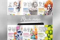 40 Procreate Floral Candles Stamp Brushes Product Image 8