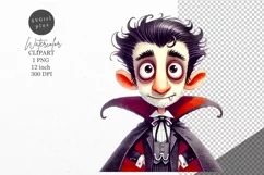 Halloween clipart, Dracula clipart, Autumn clipart Product Image 1