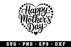 Happy Mother Day Svg |Mother Day SVG Cut files | Cricut Product Image 1