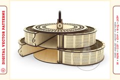 Box Organizer v32 - laser cut file - Glowforge ready SVG Product Image 8