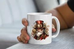 Steampunk Santa Claus Clipart, Santa Claus steampunk png Product Image 2