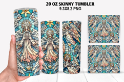 Jesus Skinny Tumbler 20oz Wrap Design, Christmas Tumbler Product Image 1
