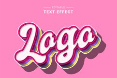 Editable Text Effect for Illustrator. Vector Graphic styles Product Image 1