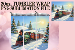 Joyful Spirits 20oz tumbler wrap, Christmas Product Image 1