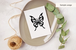Butterfly SVG Bundle | Hand Drawn PNG DXF Cut Files Set Product Image 8