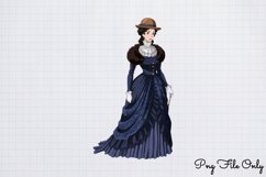Victorian Winter Clipart Sublimation PNG Product Image 1