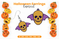 Halloween Earrings Lasercut Product Image 1