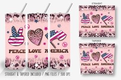 Highland Cow 4th of July Tumbler Wrap PNG Bundle Product Image 9