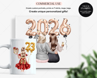 530 Foil Numbers Balloons Clipart Product Image 7