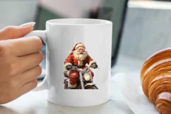 santa claus clipart, christmas clipart sublimation Product Image 2