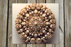 Mandala | 4 straight skinny tumbler sublimation designs, PL2 Product Image 4