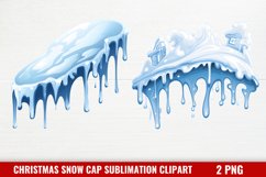 Christmas Snow Cap Sublimation Clipart Product Image 1