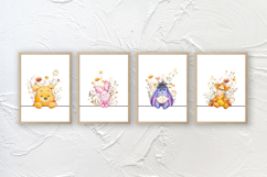Winnie the Pooh Wall Art Set of 4 Prints Product Image 8
