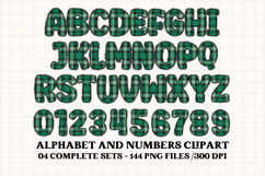 St patrick alphabet png clipart, st patrick letters doodle Product Image 2
