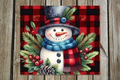 Xmas Snowman | retro Christmas Skinny tumbler sublimation Product Image 8