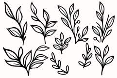 Floral Flowers Decorative SVG Bundle, Wedding Flower Clipart Product Image 9
