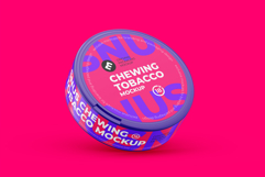 Snus Chewing Tobacco Can Mockup Product Image 8