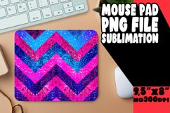 Colorful Sparkly Stripe Mouse Pad for Sublimation PNG Product Image 1
