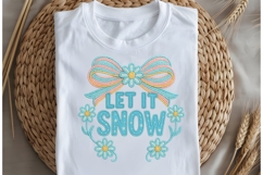 Let it snow png design for T-shirts Product Image 5