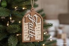 Nativity Ornaments Laser Cut Bundle | Christmas | SVG Product Image 8